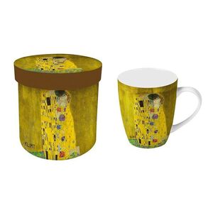 TAZA EL BESO EN CAJA DE REGALO KLIMT