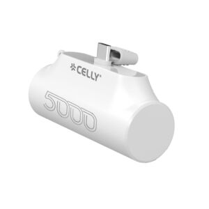 POWERBANK CELLY 5000MAH USBC BLANCO