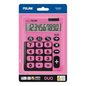 CALCULADORA MILAN 10 DIGITOS TOUCH DUO ROSA