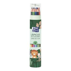 LAPICES COLORES OXFORD KIDS ANIMALS 12 COLORES