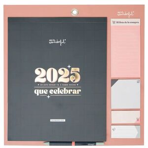 CALENDARIO PARED MAGNETICO 2025 EN ESTE HOGAR VA A HABER MUCHO QUE CELEBRAR