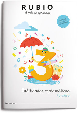 HABILIDADES MATEMATICAS +3 AÑOS RUBIO